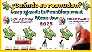 ¿Cuándo se reanudan los pagos de la Pensión para el Bienestar 2025?