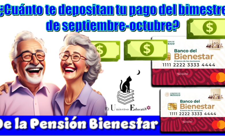 ¿Cuándo te depositan tu pago del bimestre de septiembre-octubre de la Pensión Bienestar?