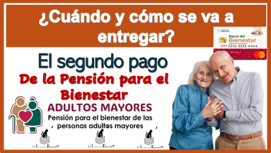 ¿Cuándo y cómo se va a entregar la segunda entrega de la Pensión para el Bienestar?