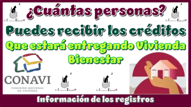 ¿Cuántas personas pueden recibir los créditos que estará entregando Vivienda Bienestar? | Información de los registros 