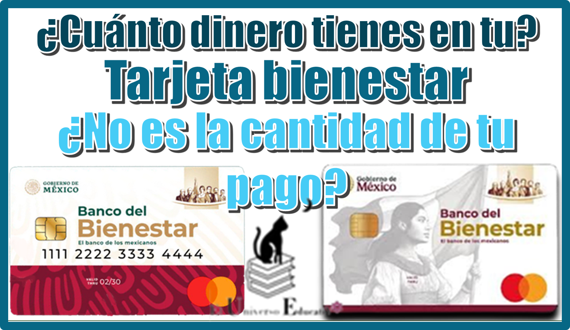 ¿Cuánto dinero tienes en tu tarjeta bienestar?,¿No es la cantidad de tu pago?