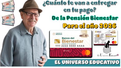¿Cuánto te van a entregar en tu pago de la Pensión Bienestar para el año 2026?