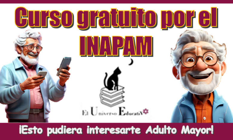Curso gratuito por el INAPAM?… ¡Esto pudiera interesarte Adulto Mayor!