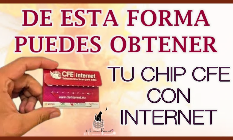 DE ESTA FORMA PUEDES OBTENER TU CHIP CFE CON INTERNET | TOTALMENTE GRATIS 