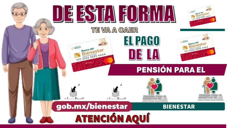 DE ESTA FORMA TE VA A CAER EL PAGO DE $6,000 PESOS | PENSIÓN PARA EL BIENESTAR 2024