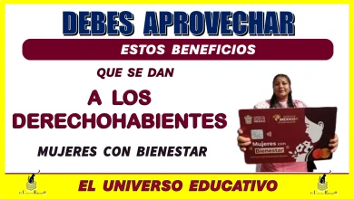 DEBES APROVECHAR ESTOS BENEFICIOS QUE SE DAN A LAS DERECHOHABIENTES | MUJERES CON BIENESTAR