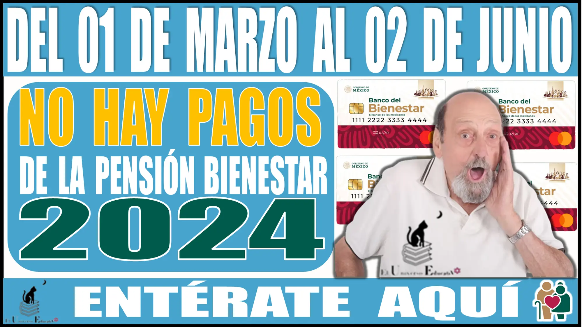 Del 01 de Marzo al 02 de junio del 2024 No hay pagos de la Pensión Bienestar 2024 | ENTÉRATE AQUÍ 