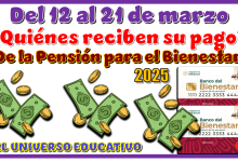 Del 12 al 21 de marzo | ¿Quiénes reciben su pago de la Pensión para el Bienestar 2025?