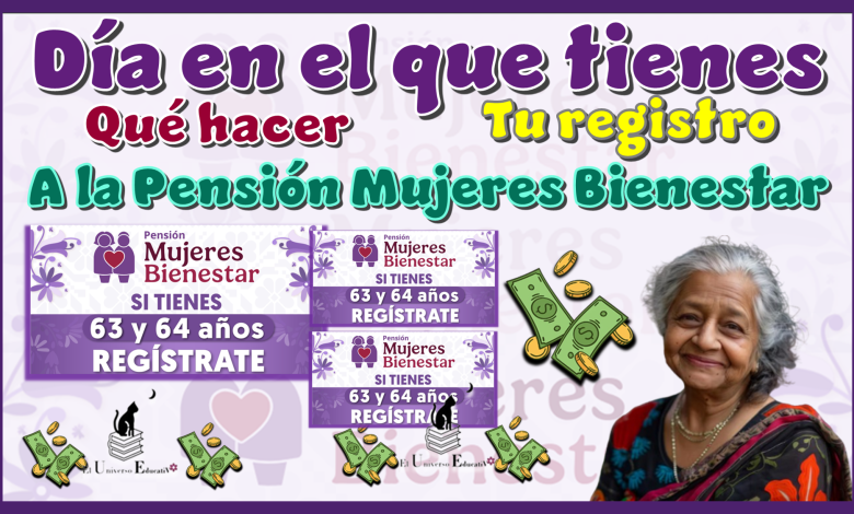 Día en el que tienes qué hacer tu registro a la Pensión Mujeres Bienestar