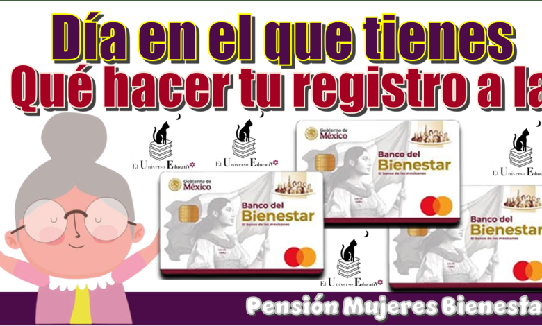 Día en el que tienes qué hacer tu registro a la Pensión Mujeres Bienestar