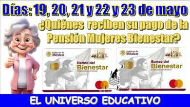 Días: 19, 20, 21, 22 y 23 de mayo | ¿Quiénes reciben su pago de la Pensión Mujeres Bienestar?