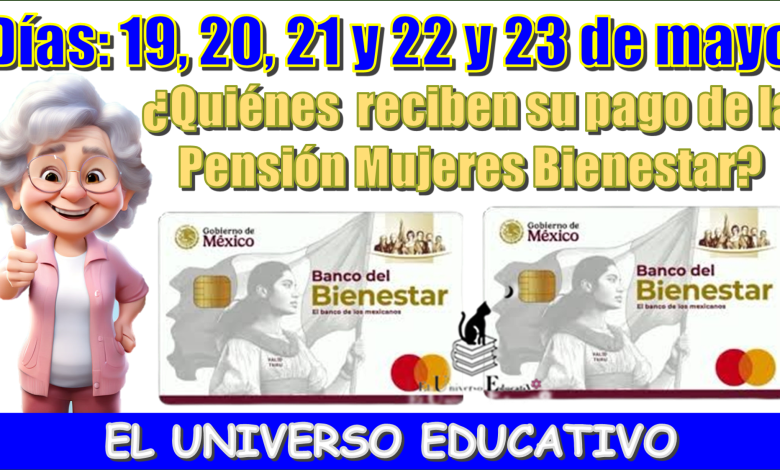 Días: 19, 20, 21, 22 y 23 de mayo | ¿Quiénes reciben su pago de la Pensión Mujeres Bienestar?