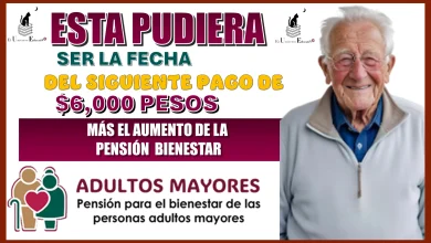 ESTA PUDIERA SER LA FECHA DEL SIGUIENTE PAGO DE $6,000 PESOS + EL AUMENTO DE LA PENSIÓN BIENESTAR 