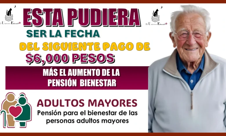 ESTA PUDIERA SER LA FECHA DEL SIGUIENTE PAGO DE $6,000 PESOS + EL AUMENTO DE LA PENSIÓN BIENESTAR 