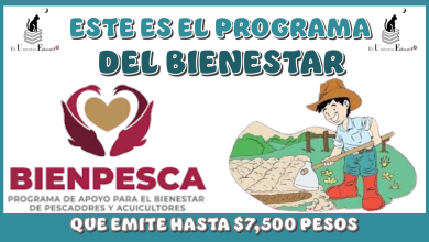 ESTE ES EL PROGRAMA DEL BIENESTAR QUE EMITE HASTA $7,500 PESOS