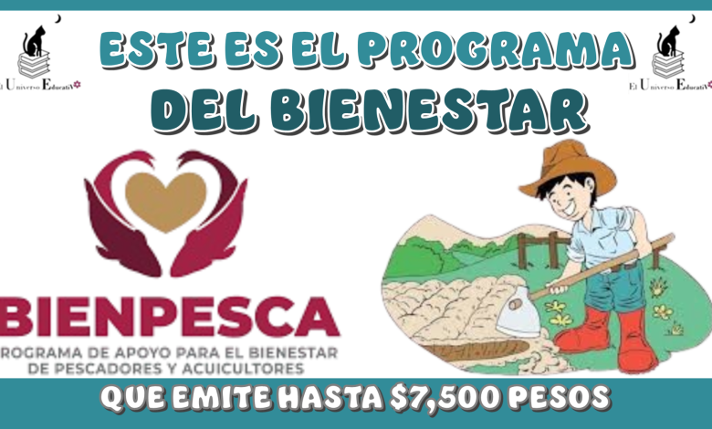 ESTE ES EL PROGRAMA DEL BIENESTAR QUE EMITE HASTA $7,500 PESOS