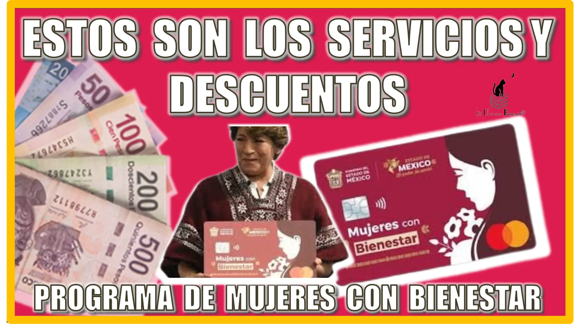 ESTOS SON LOS SERVICIOS Y DESCUENTOS CON LOS QUE CUENTAN LAS BENEFICIARIAS DEL PROGRAMA DE MUJERES CON BIENESTAR 