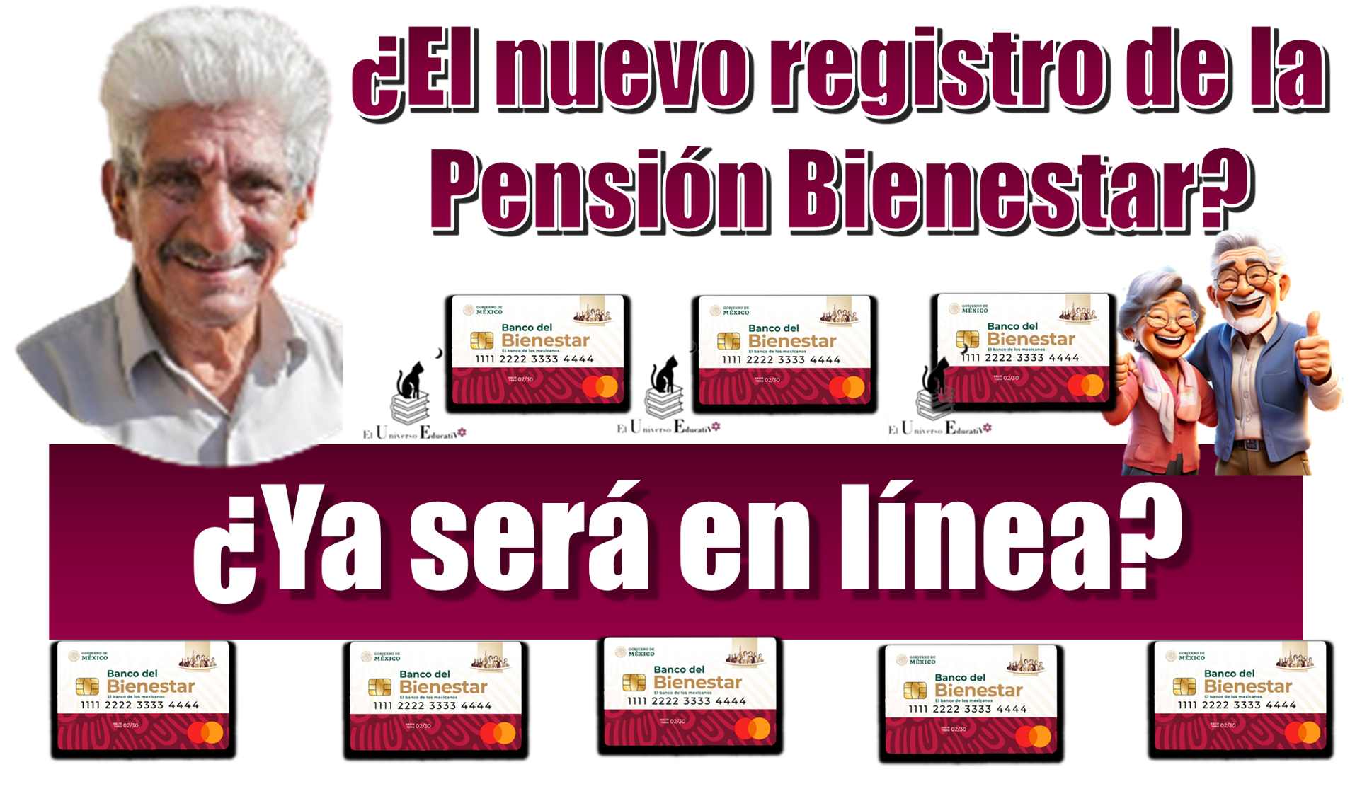 ¿El nuevo registro de la Pensión Bienestar ya será en línea?