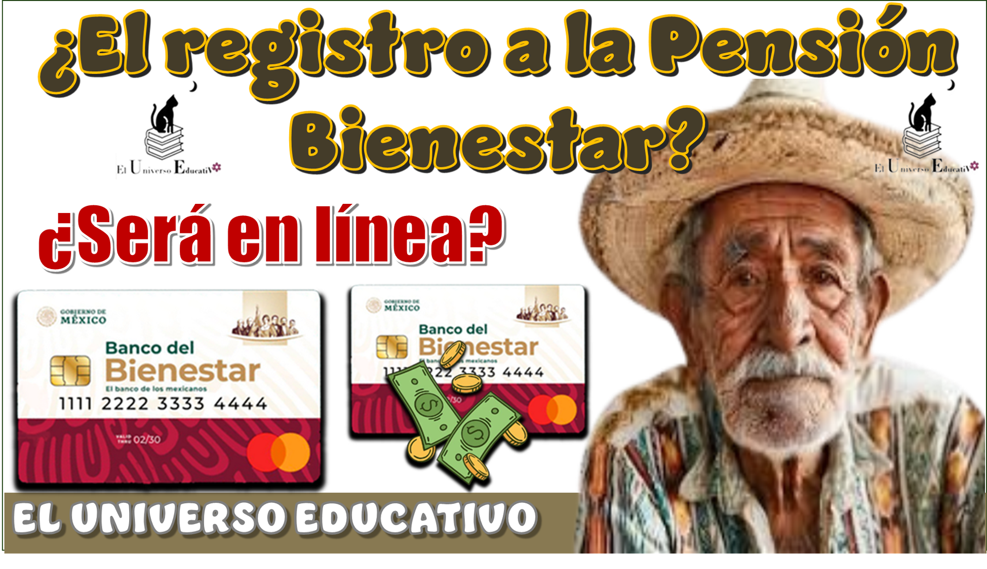 ¿El registro a la Pensión Bienestar será en línea?