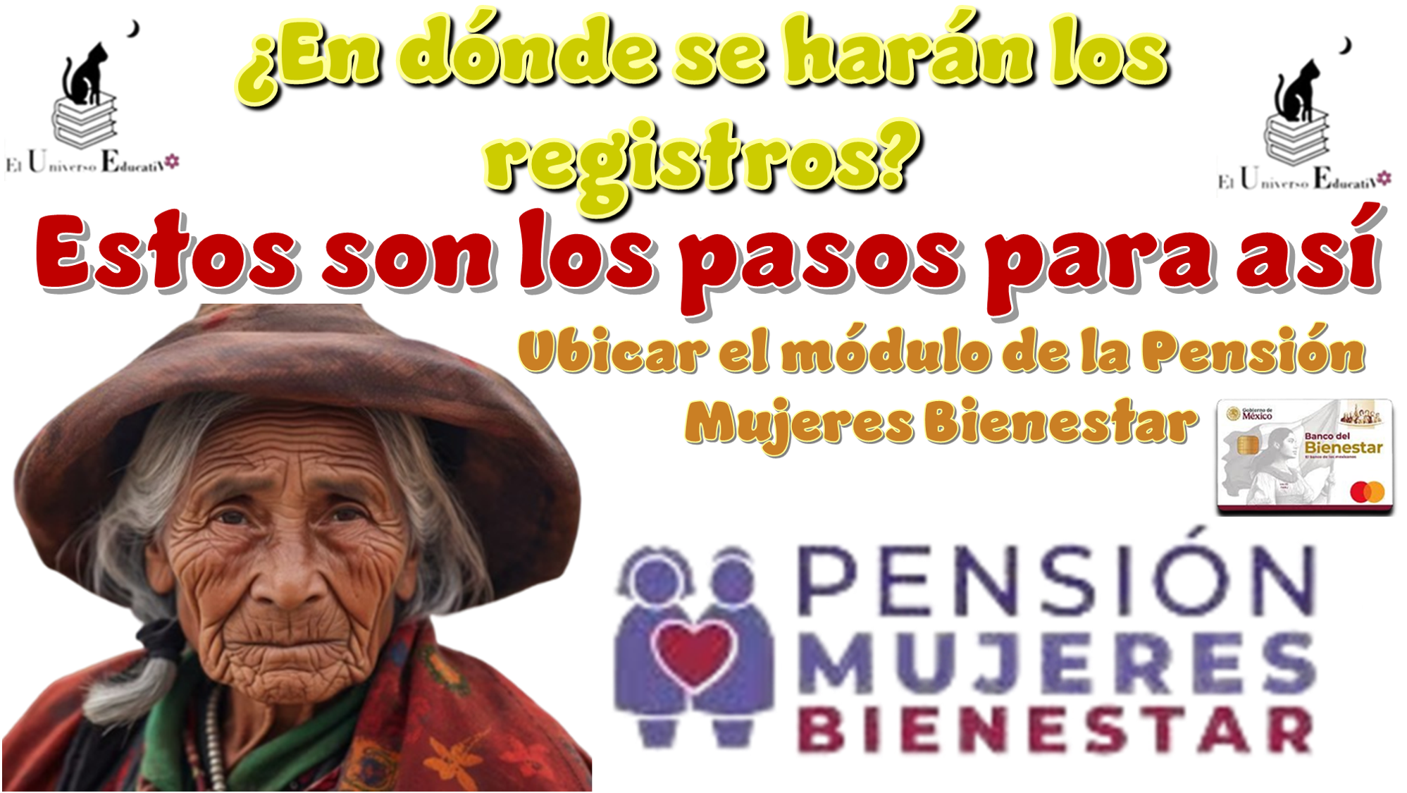 En dónde se harán los registros...Estos son los pasos para así ubicar el módulo de la Pensión Mujeres Bienestar
