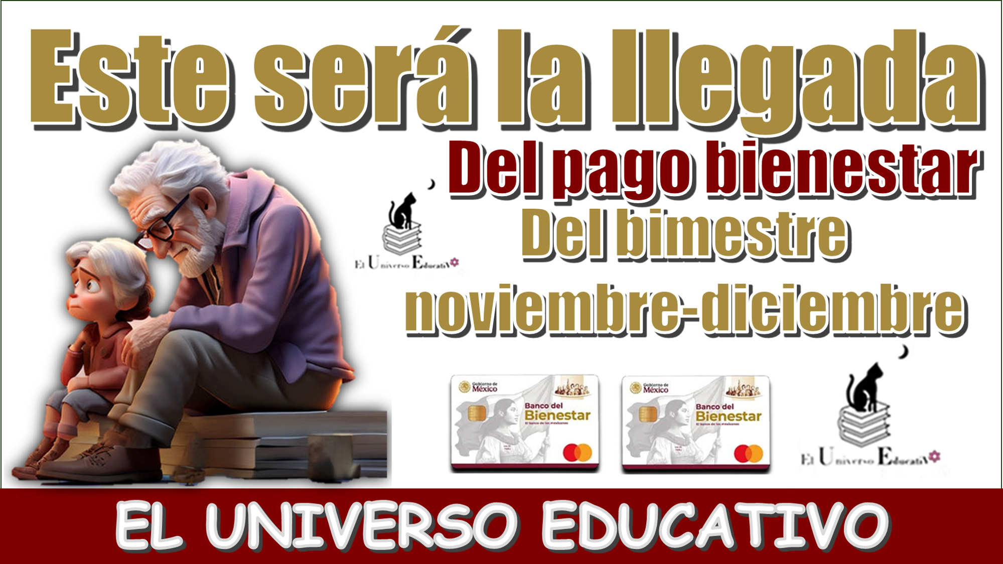 Esta será la llegada del pago bienestar del bimestre noviembre-diciembre