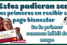 Estos pudieran ser los primeros en recibir su pago bienestar en la primer semana hábil de mayo Pensión para el Bienestar