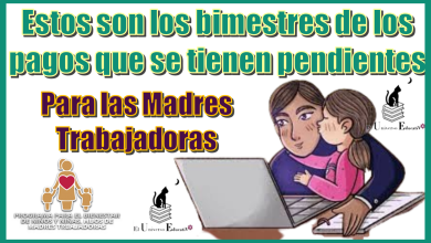 Estos son los bimestres de los pagos que se tienen pendientes para las Madres Trabajadoras