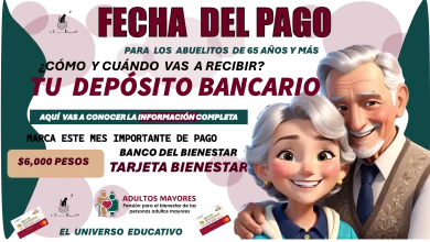 FECHA DEL PAGO PARA LOS ABUELITOS DE 65 AÑOS Y MÁS | ¿CÓMO Y CUÁNDO VAS A RECIBIR TU DEPÓSITO BANCARIO? 