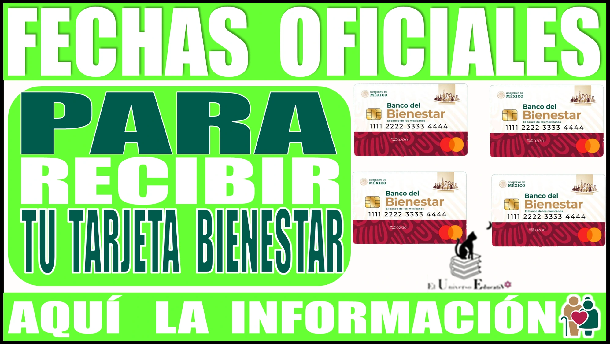 FECHAS OFICIALES PARA RECIBIR TU TARJETA DE BIENESTAR | AQUÍ LA INFORMACIÓN 