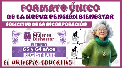 FORMATO ÚNICO DE LA NUEVA PENSIÓN BIENESTAR | SOLICITU DE LA INCORPORACIÓN 