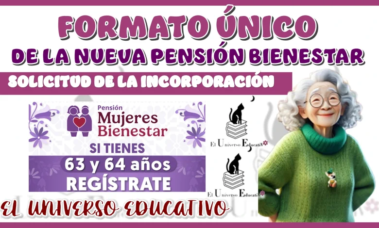 FORMATO ÚNICO DE LA NUEVA PENSIÓN BIENESTAR | SOLICITU DE LA INCORPORACIÓN 