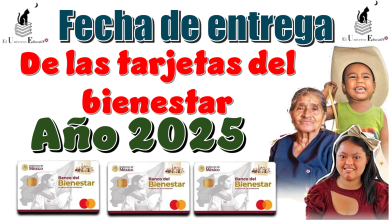 Fecha de entrega de las tarjetas del bienestar | Año 2025
