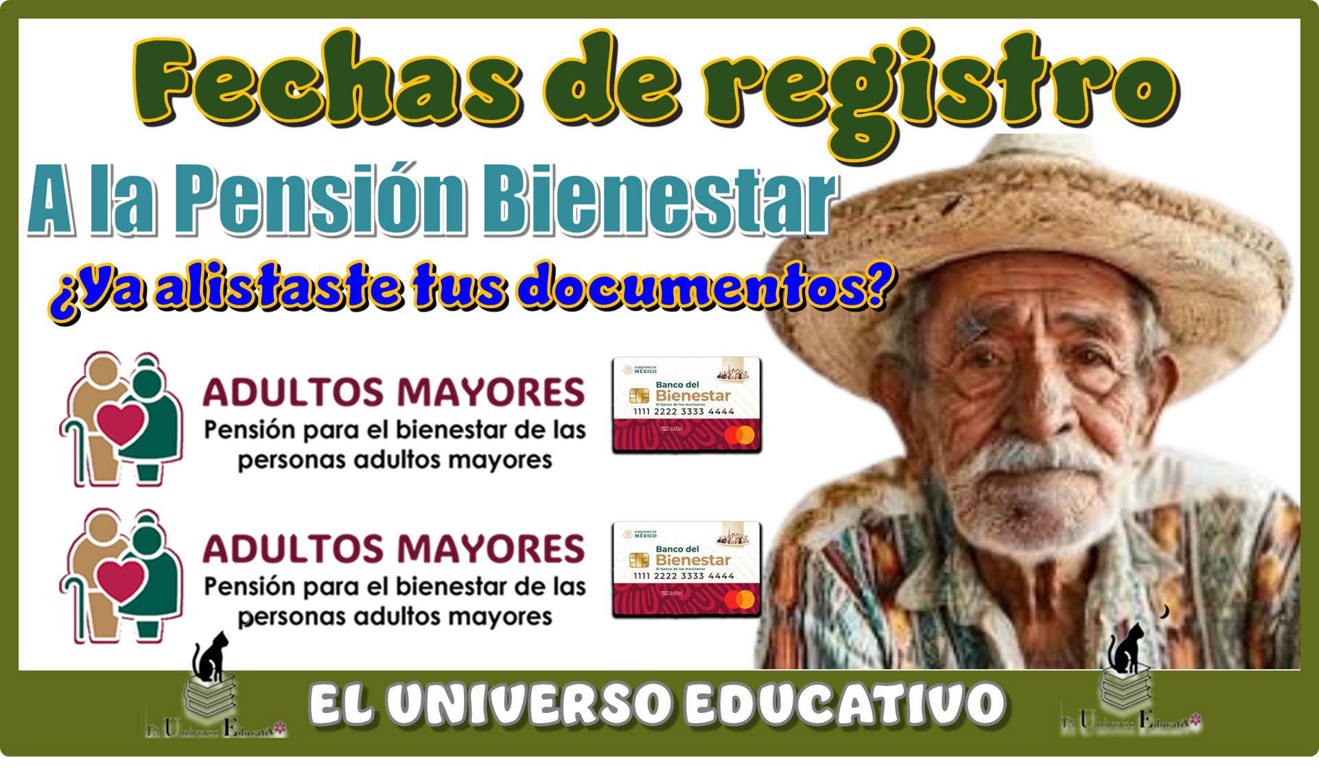 Fechas de registro a la Pensión Bienestar | ¿Ya alistaste tus documentos?