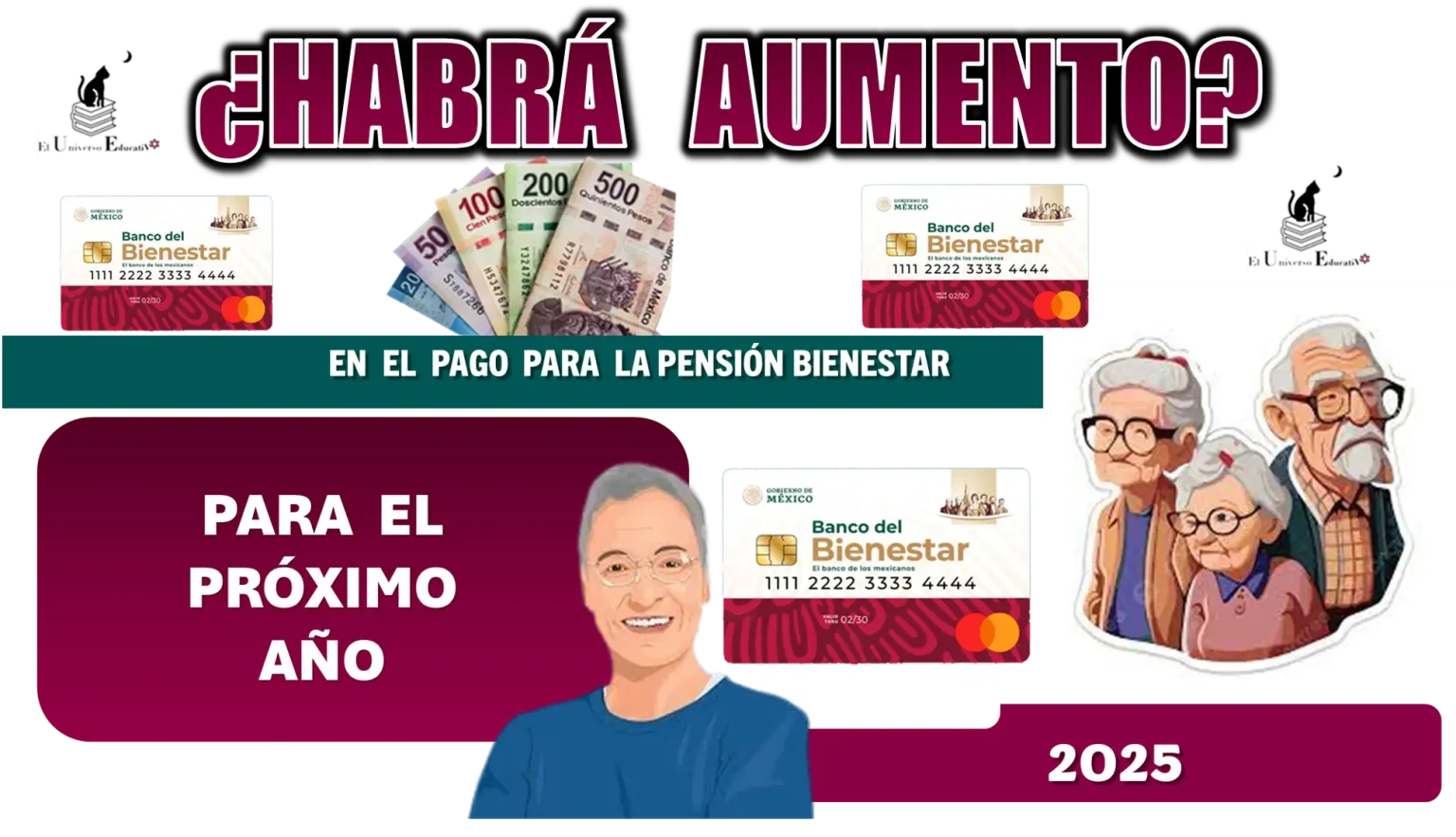 ¿HABRÁ AUMENTO EN EL PAGO PARA LA PENSIÓN BIENESTAR? ¿PARA EL PRÓXIMO AÑO 2025?