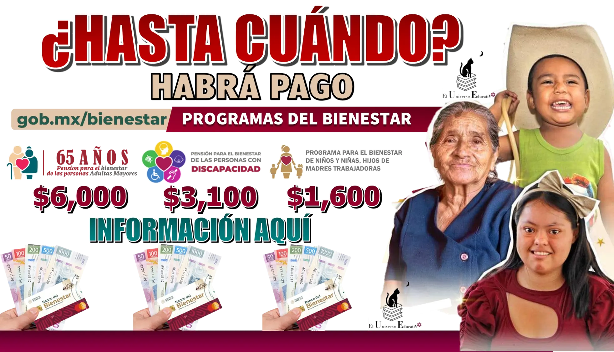 ¿HASTA CUÁNDO HABRÁ PAGO? | PROGRAMAS DEL BIENESTAR | INFORMACIÓN AQUÍ 