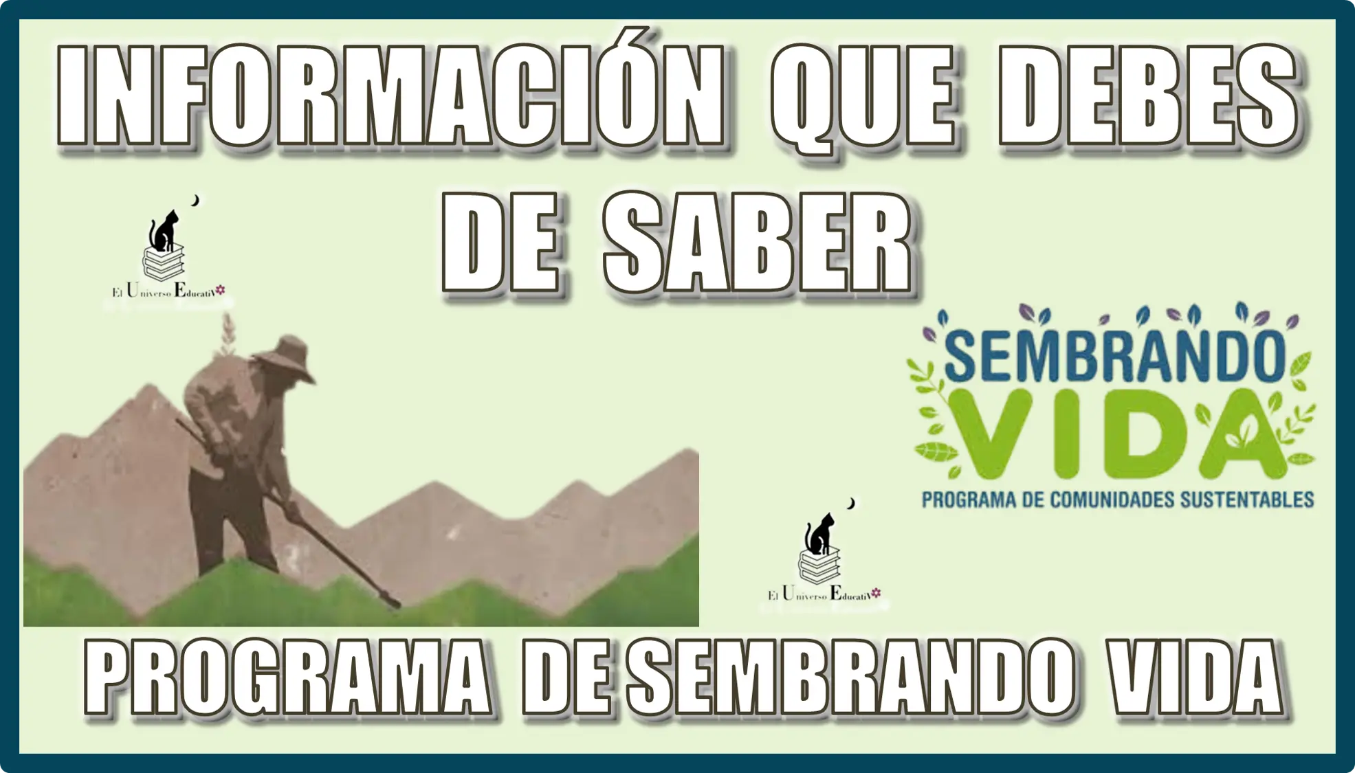 INFORMACIÓN QUE DEBES DE SABER DEL PROGRAMA DE SEMBRANDO VIDA | ATENCIÓN CON ESTO