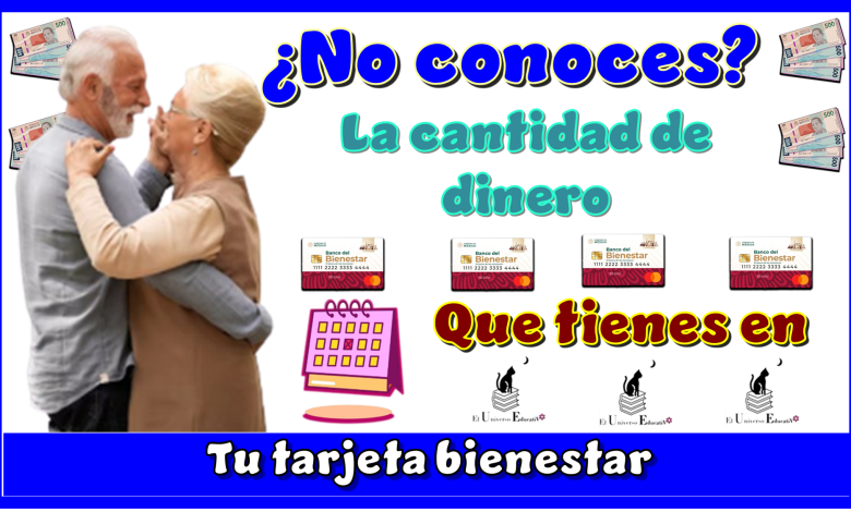 ¿No conoces la cantidad de dinero qué tienes en tu tarjeta bienestar?