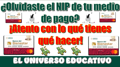 ¿Olvidaste el NIP de tu medio de pago?… ¡Atento con lo qué tienes qué hacer!
