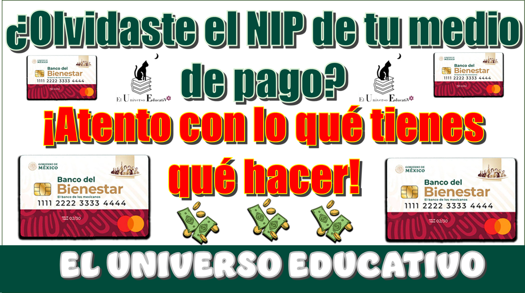 ¿Olvidaste el NIP de tu medio de pago?… ¡Atento con lo qué tienes qué hacer!
