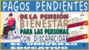 ¿PAGOS PENDIENTES DE LA PENSIÓN PARA EL BIENESTAR DE LAS PERSONAS CON DISCAPACIDAD?