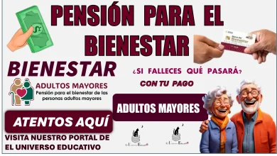 PENSIÓN PARA EL BIENESTAR | ¿SI FALLECES QUÉ PASARA CON TU PAGO BIENESTAR?