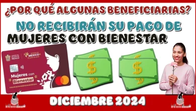 ¿POR QUÉ ALGUNAS BENEFICIARIAS NO RECIBIRÁN SU PAGO DE MUJERES CON BIENESTAR? | DICIEMBRE 2024 