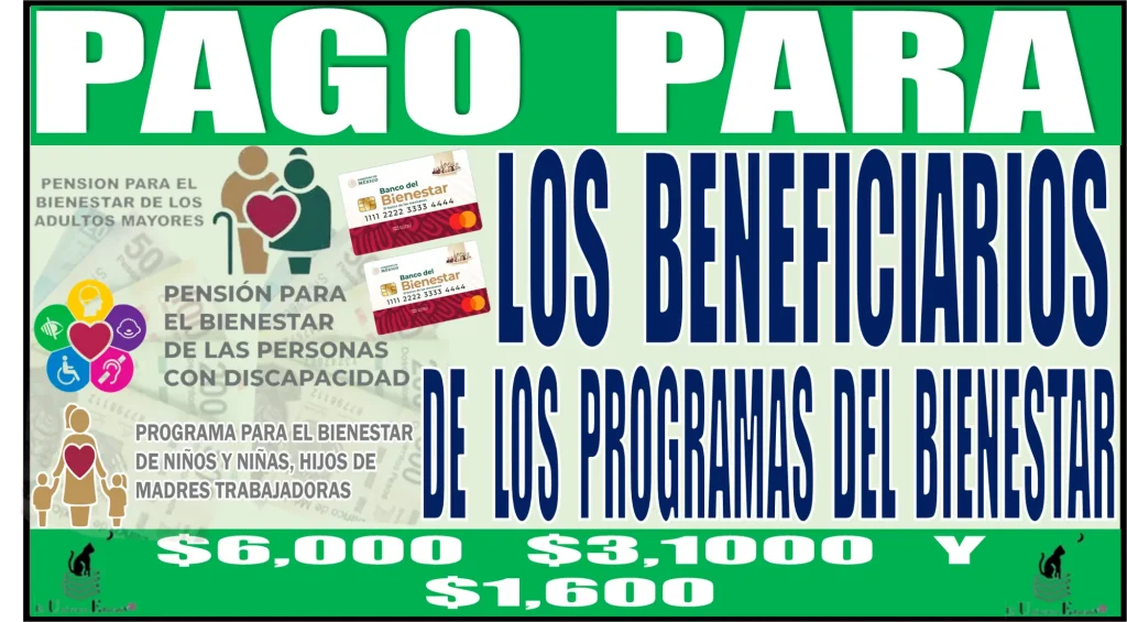 Pago para los beneficiarios de los programas del bienestar | $6,000, $3,100 y $1,600 pesos | ¿cuándo se reanudan?