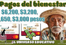 Pagos del bienestar de $6,200, $3,200, $1,650, $3,000 pesos| Este lunes 21 de julio 