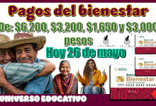 Pagos del bienestar de $6,200, $3,200, $1,650, $3,000 pesos| Hoy 26 de mayo 