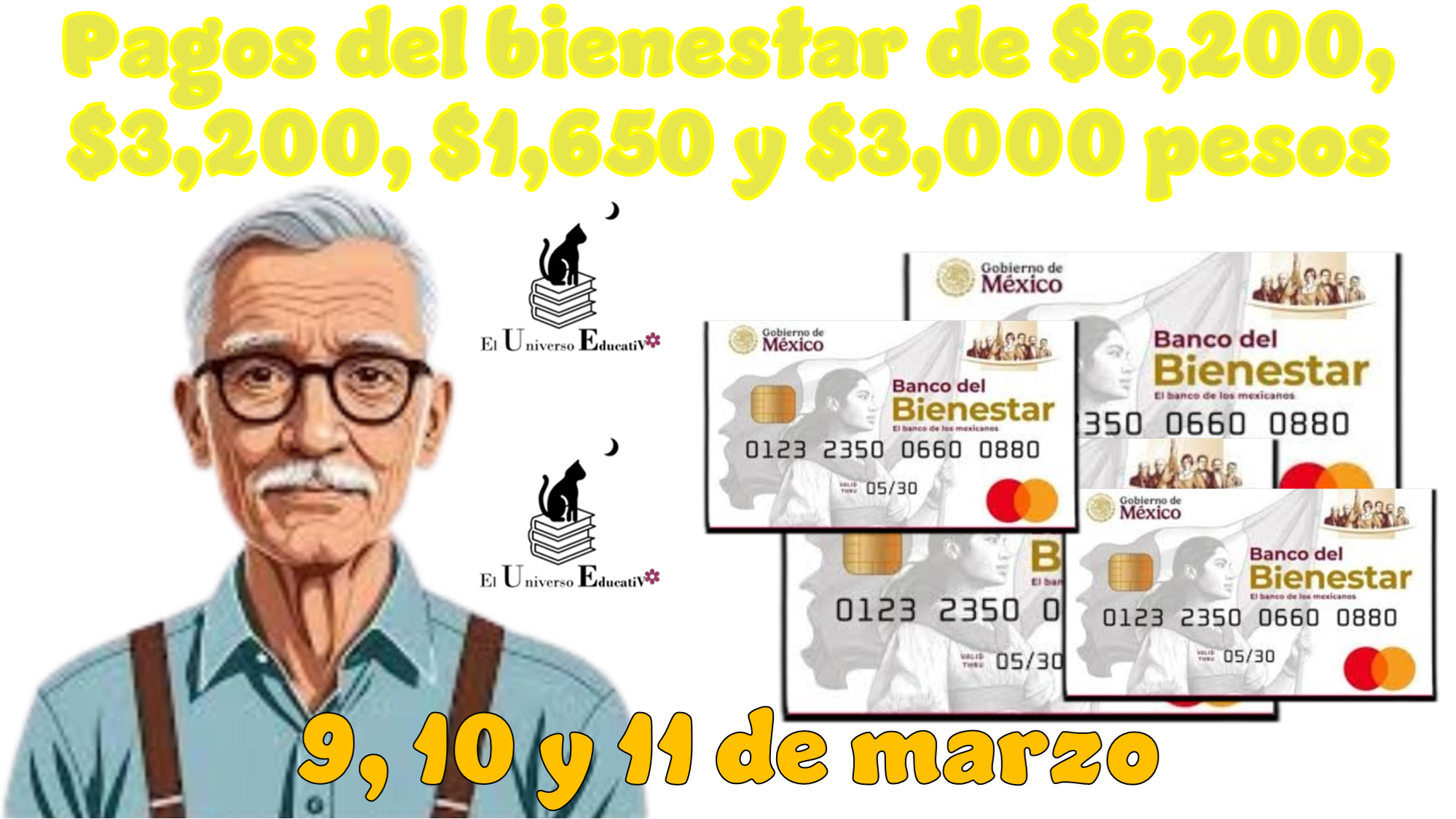 ≫ Pagos del bienestar de $6,200, $3,200, $1,650, y $3,000 pesos| 9, 10 ...