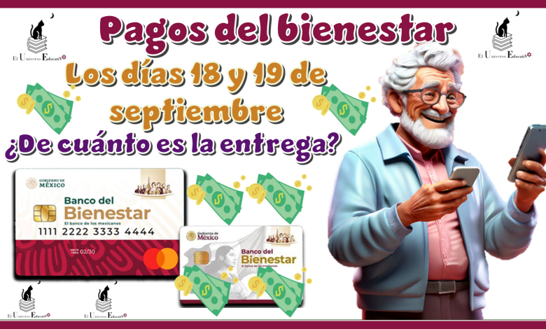 Pagos del bienestar los días: 18 y 19 de septiembre | ¿De cuánto es la entrega?