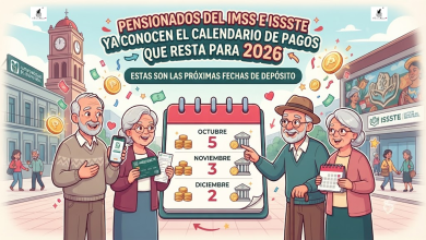 Pensionados del IMSS e ISSSTE ya conocen el calendario de pagos que resta para 2026; estas son las próximas fechas de depósito