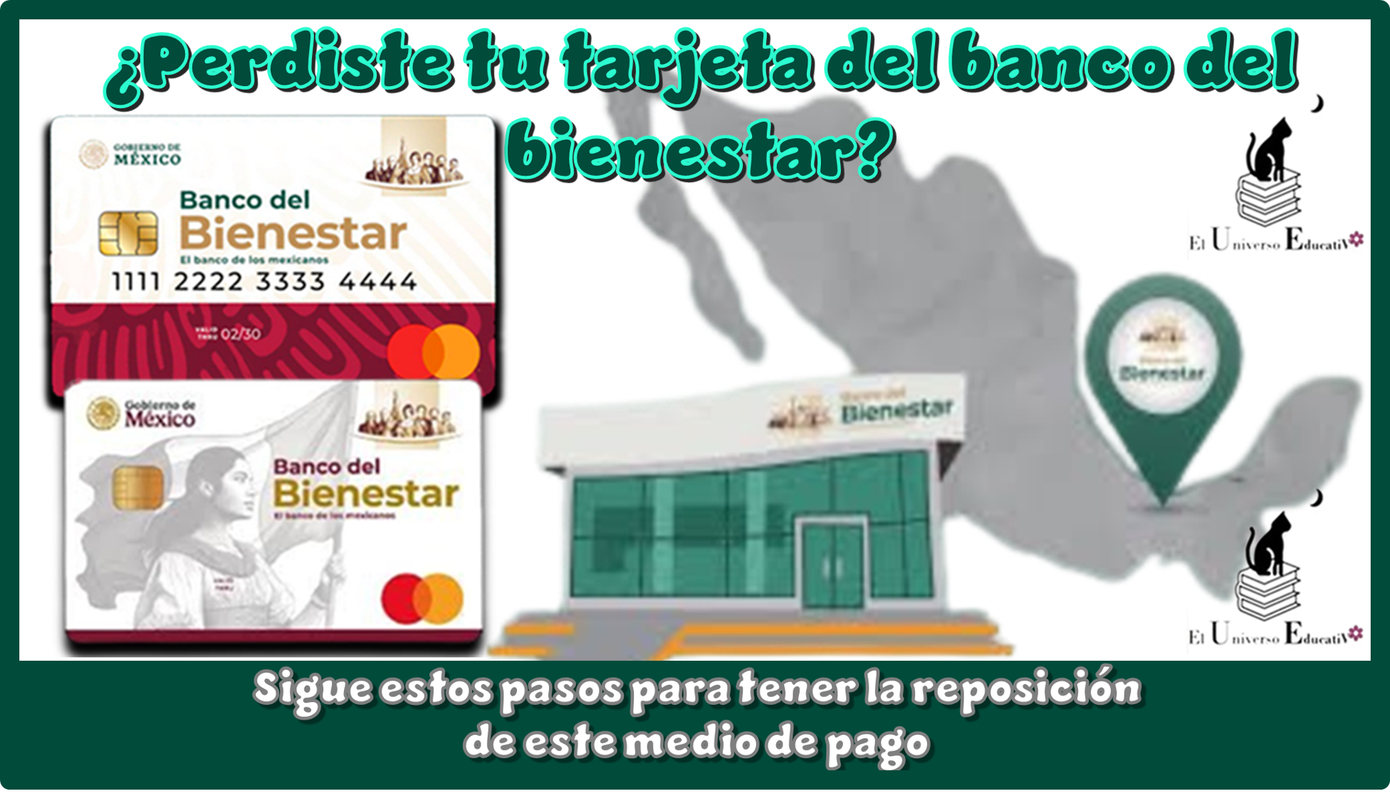 ¿Perdiste tu tarjeta del banco del bienestar?...Sigue estos pasos para tener la reposición de este medio de pago 