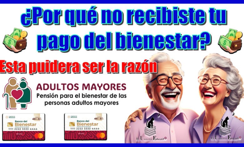 ¿Por qué no recibiste tu pago del bienestar?…Esta pudiera ser la razón